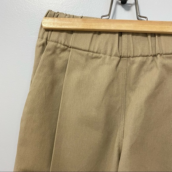Elastic Waist Twill Pleated Pant Trouser 25-6” W - Picture 4 of 6